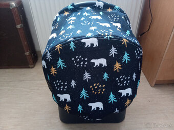 Strieška na autosedačku čierna - 2