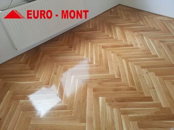 Brúsenie drevených parkiet a lakovanie - olejovanie - 2
