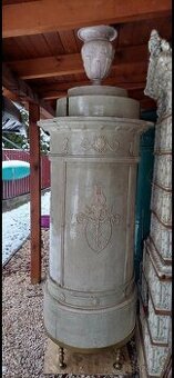Kachlová pec historická - 2