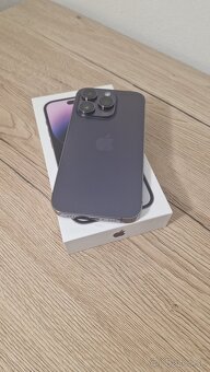 Predám/Vymením Apple iPhone 14 Pro 128GB Deep Purple Topstav - 2
