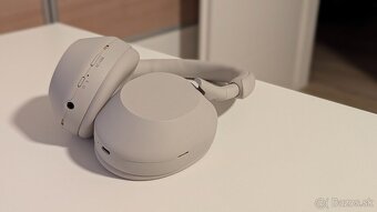 Slúchadlá Sony WH 1000 xm5 ANC strieborné - 2