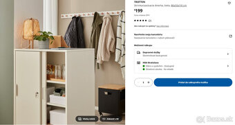 Skrinka IKEA TROTTEN, vhodná domov aj do kancelárie (2ks) - 2