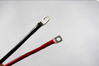 2x Kábel na prepojenie batérie a meniča 25mm2, dĺžka 1 meter - 2