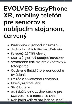 Evolveo, Easy phone - 2