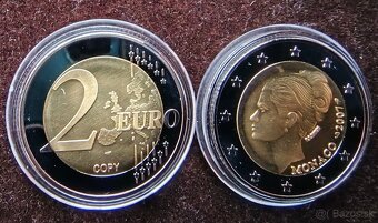 MONAKO/MONACO: NAJVZACNEJŠIE 2 EURO-2007a2015 REPLIKY - - 2