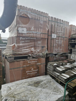 Predám tehly Porotherm + Britterm - 2