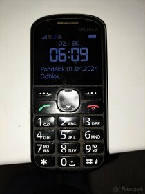 Mobilný telefón myPhone Halo A Senior (TELMYSHALOABK) čierny - 2