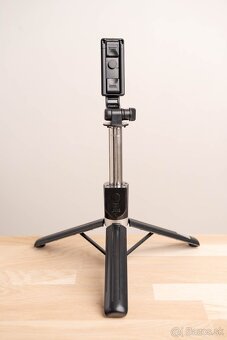 Selfie tyč teleskopický tripod s Bluetooth - 2