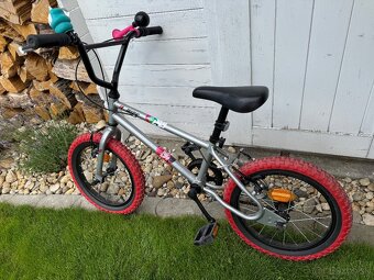 Detský bicykel BMX Wipe 500 16" sivý - 2