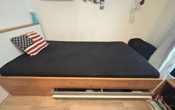 Posteľ s úložným priestorom 212x124cm - 2