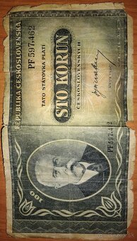 Predám Československé bankovky - 2