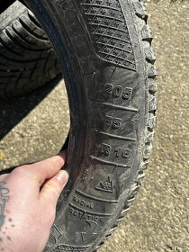 205/55 R16 zimné pneumatiky - 2