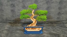 Machový bonsaj dekorácia - 2