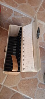 Retro vintage Kufrik box na mc kazety Nové - 2
