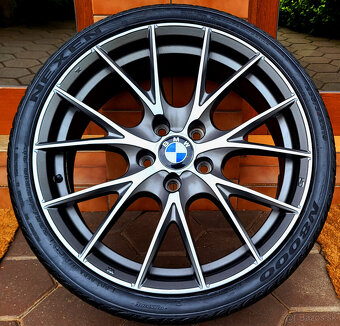 alu R19 5x120 dvojrozmer, letné pneu, BMW rada 1 - 2