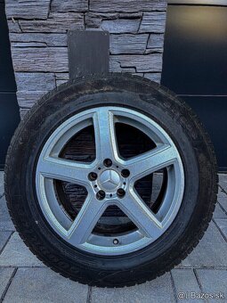 Alu disky Mercedes 5x112 + zimné pneu 235/65 R17 - 2