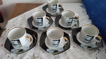 Kávová súprava, Karlovarský porcelán Czechoslovakia, - 2
