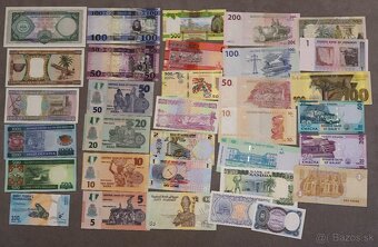 Unc bankovky mix Afrika (33 ks) - 2