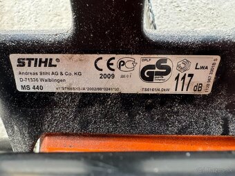 Predám motorovú pílu stihl ms 440 - 2