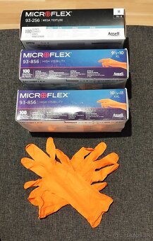 Moto rukavice ANSELL 93-856 MICROFLEX NITRILE - 2