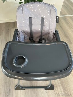 KINDERKRAFT Stolička jedálenská Foldee Grey - 2