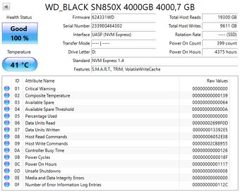 M.2 NVME WB_Black SN850X 4TB - 2