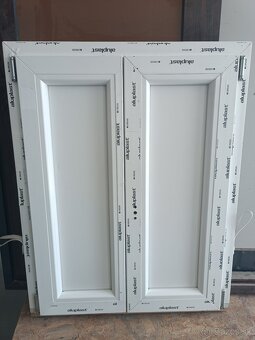 Na predaj plastové okno s výplňou kazeta, 2 krídlové Š: 800 - 2