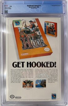 Komiks Darkhawk Annual #1, Marvel, 1992, CGC 7.5 - 2