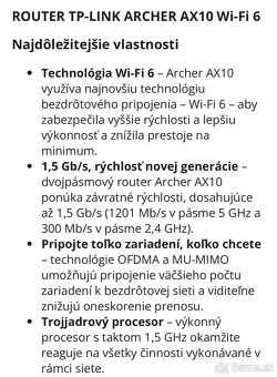 TP-LINK ARCHER AX10 Wi-Fi 6 ROUTER - 2