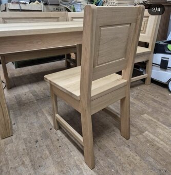 Stôl a stoličky z masívu ✅Na zákazku - 2