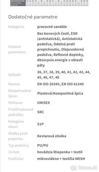 Bennon pracovné sandále č.42 - 2