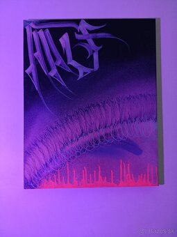 Obraz fluorescenčné, street art - 2