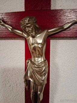 Nástěnný restaurátorský krucifix - 2