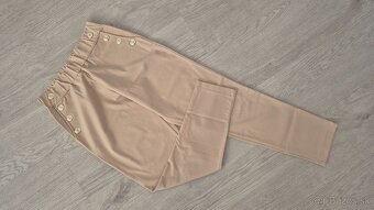 Béžové La blanche nohavice - 2