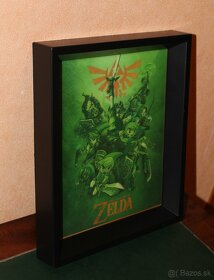 Legend of ZELDA 3D Lenticular Frame Nintendo / Limitovaná ed - 2
