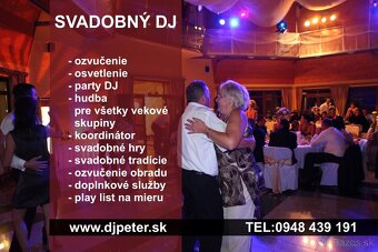 Svadobný party DJ a koordinátor - 2