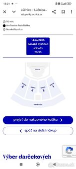 Predám 5 ks vstupeniek LÚČNICA - 2