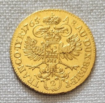 PREDANÝ Zlatý 2-dukát Mária Terézia, 1765, Sedmihradsko, - 2