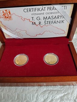 Zlate mince Masaryk a Štefanik - 2