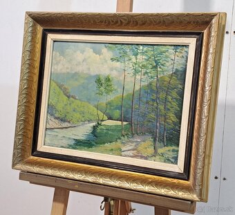 Olejomaľba-Potok. - 2