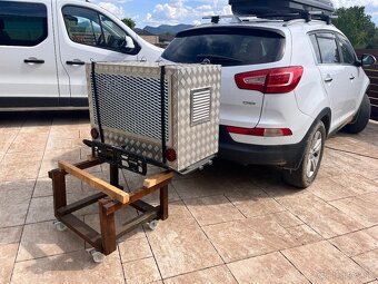 Prenosna klietka na auto pre psa - 2
