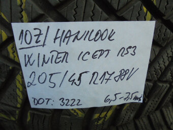 Hankook Winter icept RS3 205/45 R17 88V č.10z+L - 2