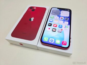 APPLE IPHONE 13 128 GB RED EDITION,BATERKA 100% - 2