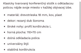Konferenčný stolík - 2