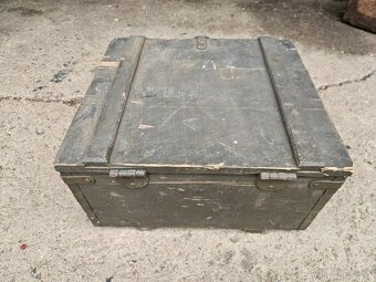 Vojenska drevena krabica bedňa 6. - 2