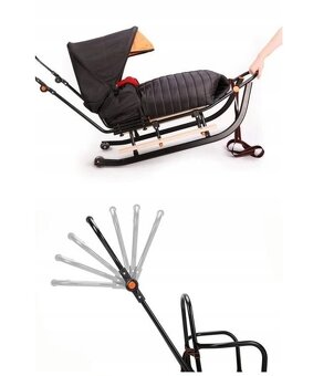 Detské sánky s fusakom - 2