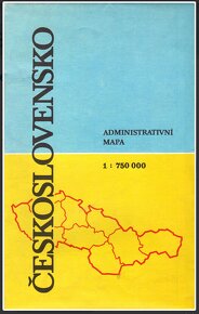 KÚPIM mapy ČSSR a atlas z 80. rokov (podrobnosti v texte) - 2