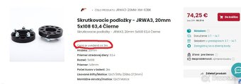 Rozširovacie podložky 20mm, FORD 5x108 , stred.otvor 63,30mm - 2