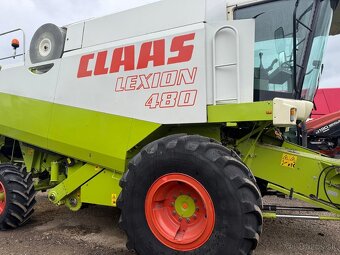 Sklízecí mlátička Claas Lexion 480, žací lišta 7,5 m, řepkov - 2
