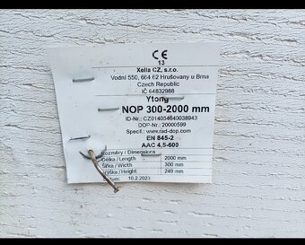 Ytong preklad 2000x300x249mm - 2